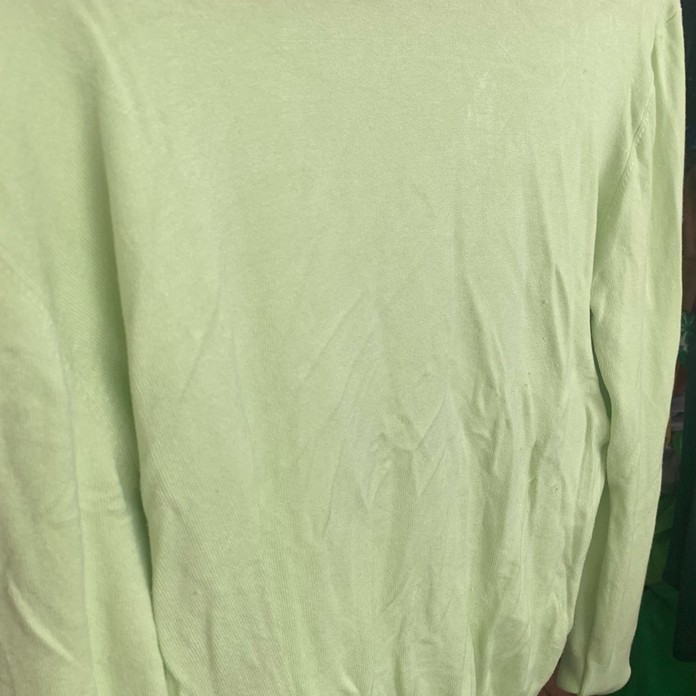 Light Green Long Sleeve Top